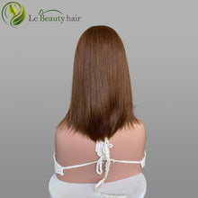 Load image into Gallery viewer, BB7 Brown Color Swiss Lace European Hair With Blonde Highlights Top Quality Wig In Good Price