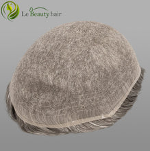 Load image into Gallery viewer, Hair System Men Swiss Lace Toupee 100% Remy Human Hair Full Swiss Lace Wig Men Hair Toupee Hair Replacement Systems