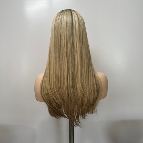 Silk topper/ European hair/ Jewish wig
