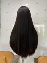 Load image into Gallery viewer, Silk top wig/ Jewish wig/ Kosher wig/ Natural Brown/ 100% European hair