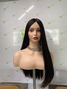 Silk top wig/ Jewish wig/ Kosher wig/ Natural Brown/ 100% European hair