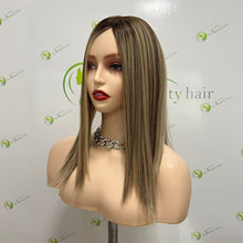 Load image into Gallery viewer, Silk topper/ European hair/ Jewish topper