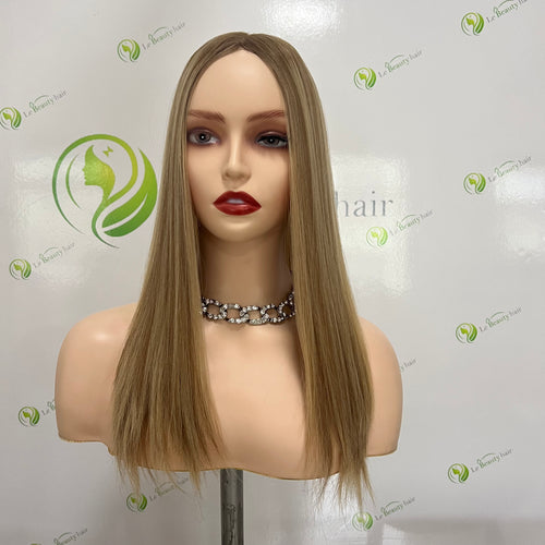 Silk topper/ European hair/ Jewish wig