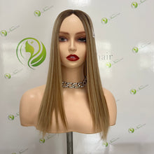 Load image into Gallery viewer, Silk topper/ NOA/ European hair/Jewish wig