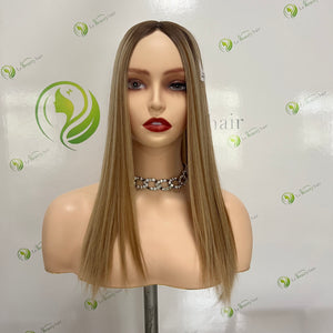 Silk topper/ NOA/ European hair/Jewish wig