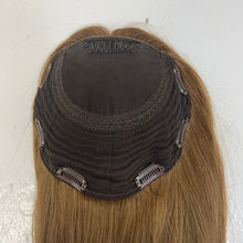 Load image into Gallery viewer, Silk topper/European hair/Jewish wig/Warm brown